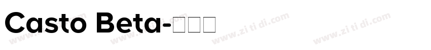 Casto Beta字体转换 Casto Beta字体转换